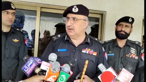 Inspector General Of Police Khyber Pakhtunkhwa Akhtar Hayat Khan Media Talk in Haripur
