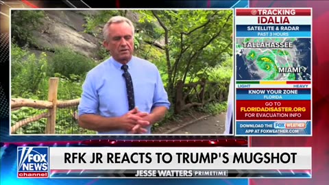 Jesse Watters Talks With RFK On Trump's Mugshot