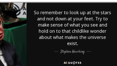 4/30/2022-Video | Quote of the Day | Stephen Hawking