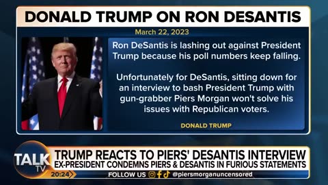 Piers Morgan Reacts to Donald Trump vs Ron DeSantis With Kellyanne Conway