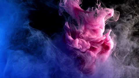 Ink Water Underwater Foam Smoke Background Macro