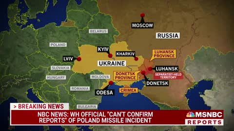 U.S. Officials Cannot Confirm Reports Of Poland Missile Incident