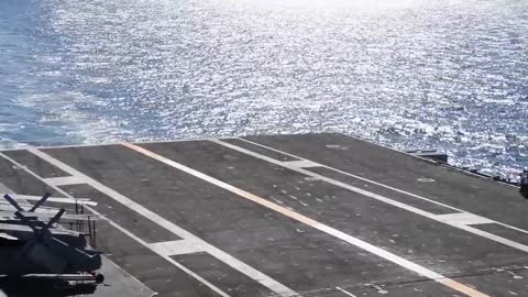F-35C Completes First Arrested Landing aboard Aircraft Carrier #3 U.S. Navy