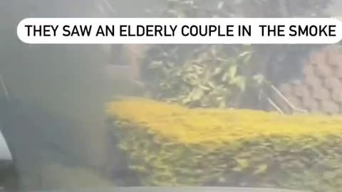 Elderly couple get picked up in the Lahaina Fires