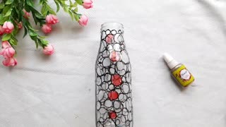 how to change your spare glass bottles into beautiful masterpiece