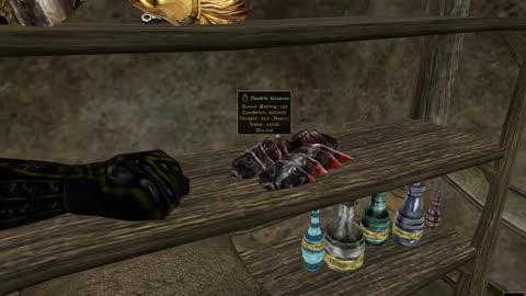 How to get the Daedric Greaves in Dren's Villa - Morrowind