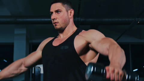 A men shoulder workout 💪 gym#motivation#workout hard