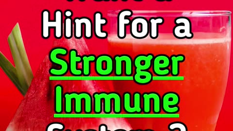 Want a Hint for a Stronger Immune System ?