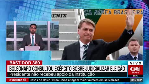 Bolsonaro consultou o Exército sobre judicializar a eleição | CNN 360º