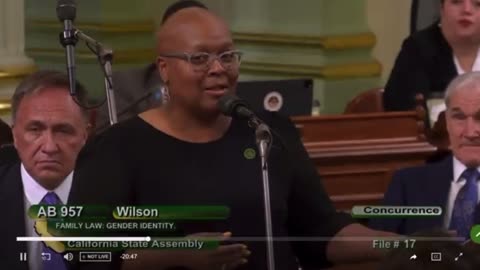 California State Rep. Lori Wilson, who wrote AB 957 On “Affirming” a Child’s Gender