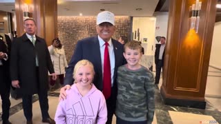 INCREDIBLE: Trump Stops To Talk To Family In Adorable Moment