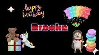 Happy Birthday Brooke