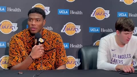 Rui Hachimura: “Whatever (Brooks) is doing, it doesn’t do anything to (LeBron)…Dillon Brooks, .”