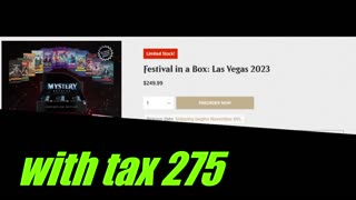 Is the Las Vegas festival in the box a good value?