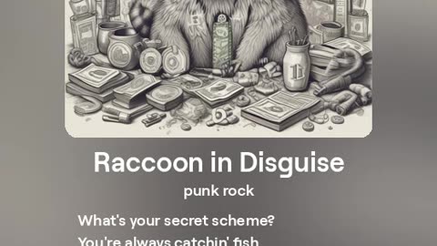 Raccoon in Disguise