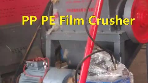 Plastic soft bags and film crusher/crushing machine