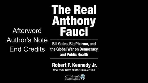 The Real Anthony Fauci Afterword, Author's Notes and End Credits