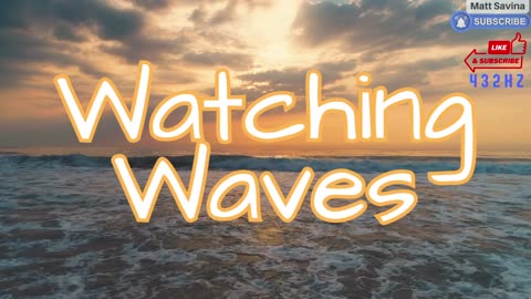 Watching Waves • Isaiah 43:2 Contemporary Piano Instrumental Music #ocean #waves #water #fire #2024