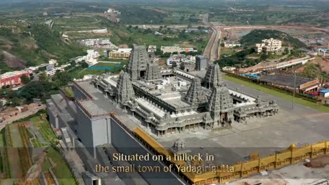 A short video on the Magnificent Yadadri Lakshmi Narasimha Swamy temple