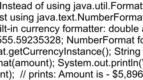 How to format a double into thousand separated and 2 decimals using javautilFormatter