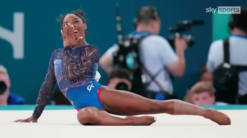 Simone Biles has won the women's all-around, claiming her sixth Olympic gold medal
