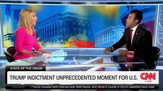 Vivek HUMILIATES Dana Bash and CNN over corrupt Trump indictment