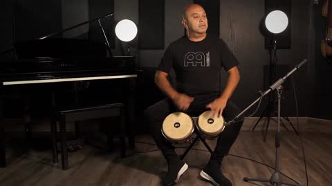 MEINL Percussion Diego Galé NEW Signature Bongos with Fiberskyn Heads