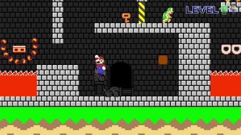 77_Level UP Mario vs Bowser's New Castle