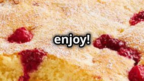 Raspberry and White Chocolate Tray Cake Recipe