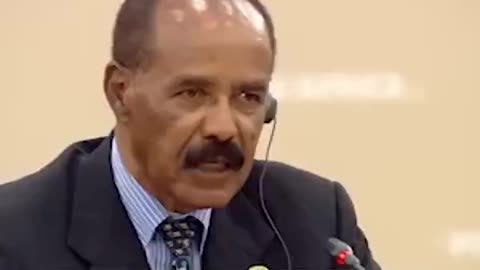 PRESIDENT OF ERITREA ISAIAS AFWERKI TALKING AT THE AFRICA RUSSIA SUMMIT - "RUSSIA WILL NEVER BE CONTAINED"