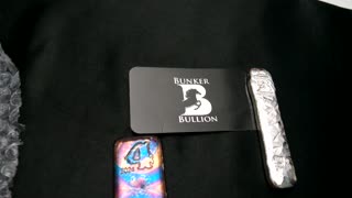 Scored A Beautiful 4oz Silver Bar From Bunker Bullion