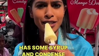Trying $0.50 Kulfi Ice Cream in India