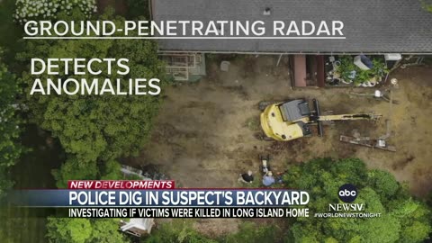 Gilgo Beach investigators dig up suspect's backyard