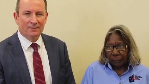 Mark McGowan, Premier of Western Australia talks down to indigenous people via interpreter