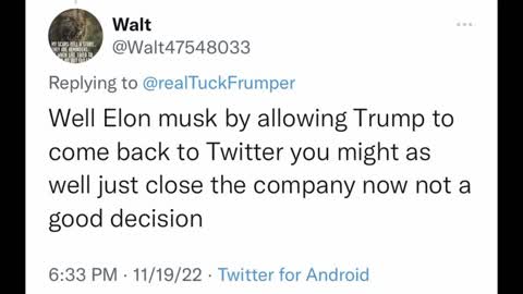 THE GREAT LEFTIST MELTDOWN OF OUR TIMES: SOYS WEEP AS ELON MUSK UNBANS DONALD TRUMP