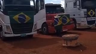 Truck-DRIVERS FOR BOLSONARO PRESIDENT! RIGGED ELECTION!