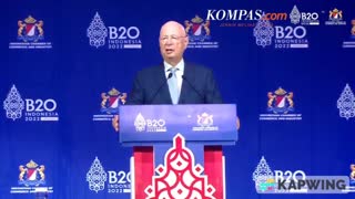 Klaus Schwab Full Speech at G20 - B20 Indonesia 2022 - Pt 1