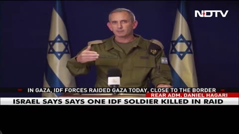 Israeli Soldier Killed During Ground Raid In Gaza | Israel Hamas War