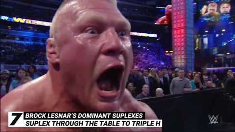 WWE Top 10 Brock Lesnar’s dominant suplexes