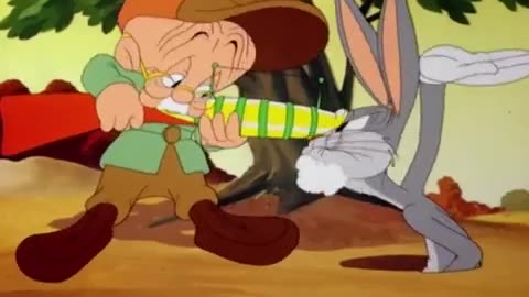The Old Grey Hare #popcoorn #cartoon #bugsbanny