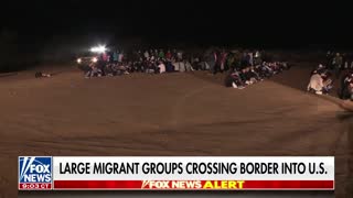 Bombshell video shows largest migrant caravan ever heading for this US city