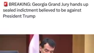 BREAKING: Georgia Grand Jury hands up sealed indictment believed to be against President Trump