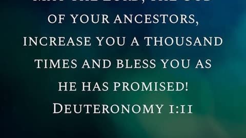 Deuteronomy 1:11