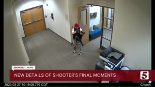 New details released of shooter's final moments on Monday