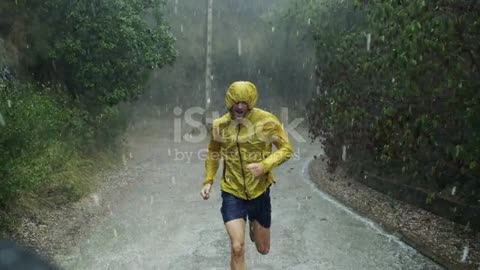 The beauty of running in the rain