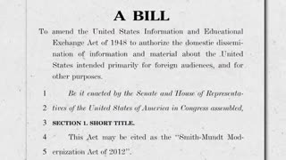 The Smith-Mundt Act