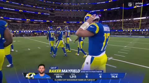 Baker Mayfield comes into the game & leads field goal drive