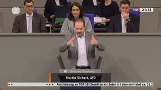 Martin Sichert Rede vom 16.03.2023 - Insekten als Zutat in Lebensmitteln