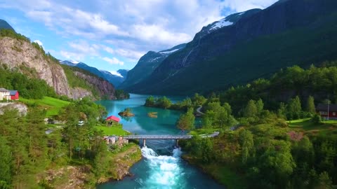 Switzerland Mountains Nature Panorama