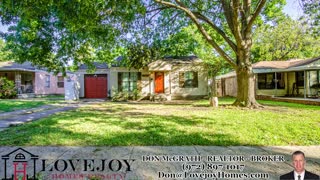 For Sale 1413 Redbud Lane Garland Texas - Investment proprty
